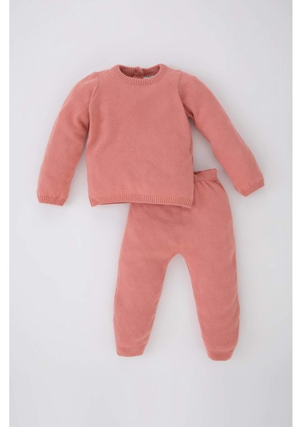 Kız Bebek Kazak Alt Triko 2'li Takım fırsatları