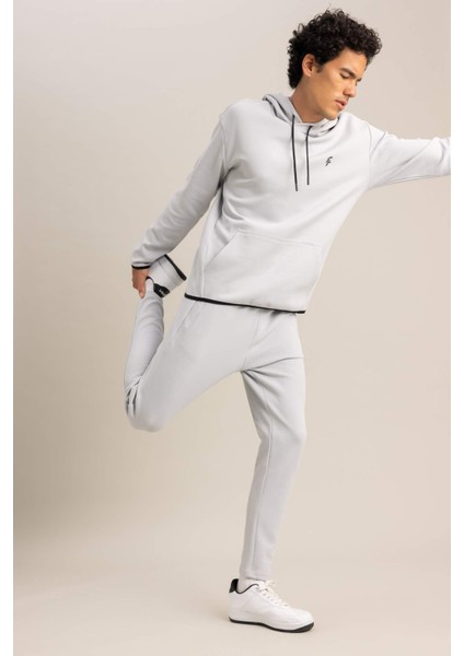 DeFactoFit Slim Fit Beli Lastikli Cepli Düz Paça Jogger Eşofman Altı S3309AZ23SP fırsatları