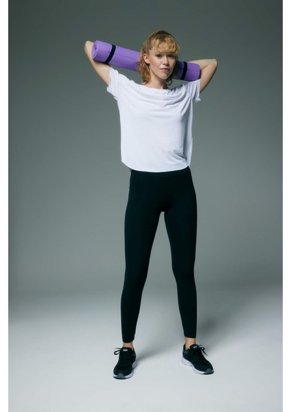 Fit Beli Saran Pamuklu Sporcu Tayt Z6327AZ23SP