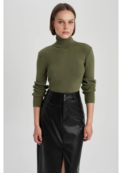 Slim Fit Balıkçı Yaka Kazak X7912AZ23AU modelleri