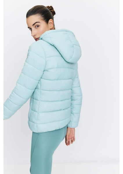 Fit Su İtici Şişme Mont Slim Fit Kapüşonlu Z0803AZ23SP