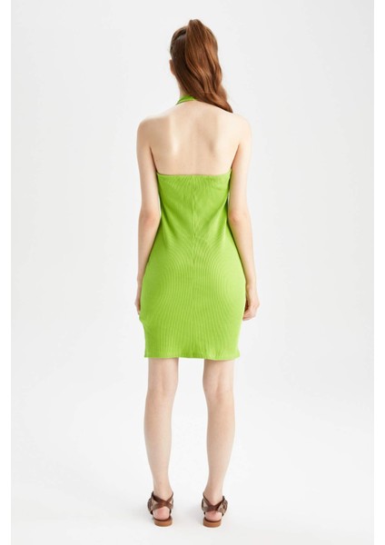 Coool Bodycon V Yaka Basic Kaşkorse Mini Elbise Y7479AZ22SM fırsatları