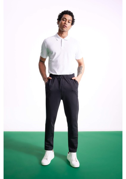 Fit Jogger Eşofman Altı Slim Fit Dar Kesim Beli Lastikli Çift Cepli Standart Paça Z5600AZ24SP