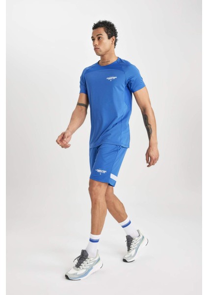 Fit Slim Fit Dar Kesim Sporcu Kısa Paça Şort B5028AX24SP