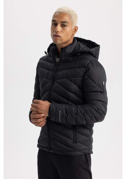 Fit Su İtici Slim Fit Kapüşonlu Şişme Mont A3034AX23AU modelleri
