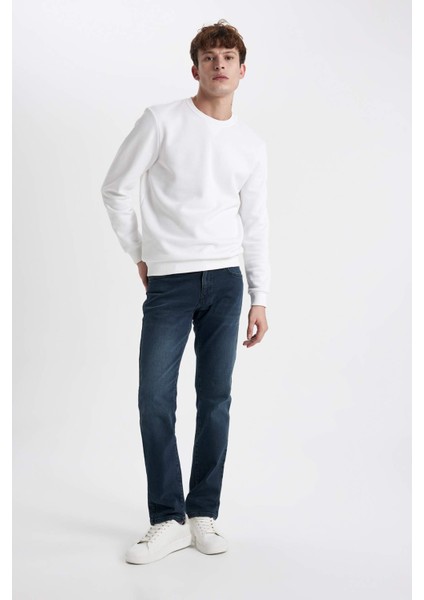 Sergio Regular Fit Normal Kalıp Normal Bel Boru Paça Jean Pantolon B4538AX23AU