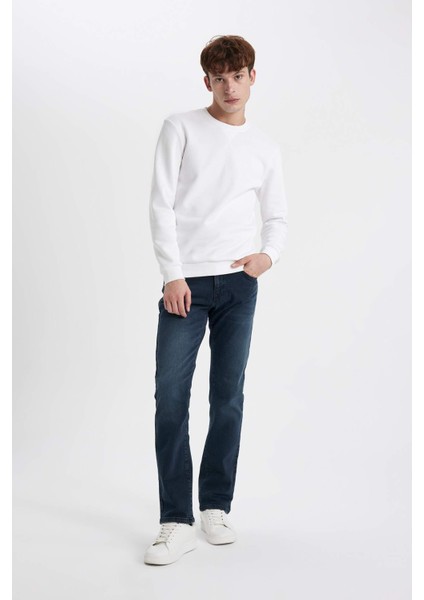 Sergio Regular Fit Normal Kalıp Normal Bel Boru Paça Jean Pantolon B4538AX23AU