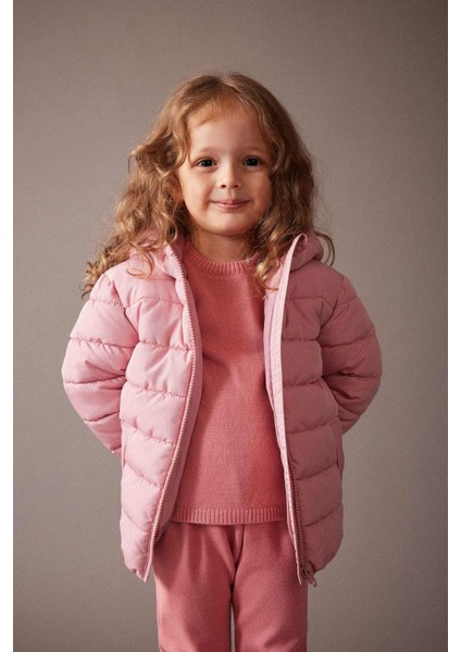 Kız Bebek Su İtici Kapüşonlu Şişme Mont A2456A523AU modelleri