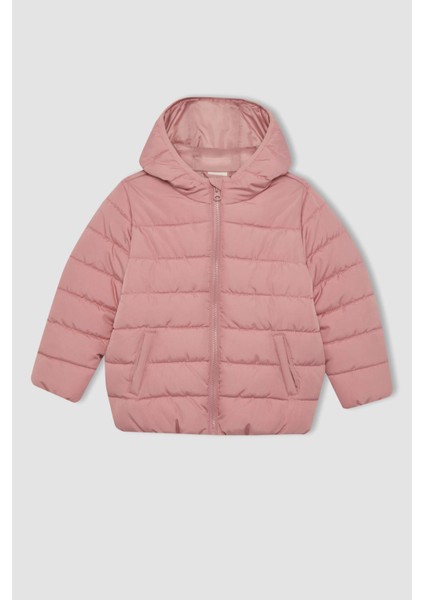 Kız Bebek Su İtici Kapüşonlu Şişme Mont A2456A523AU indirimleri
