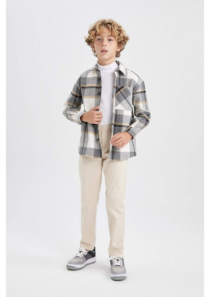 Erkek Çocuk Esnek Belli Gabardin Okul Pantolonu T8850A623AU fiyatları