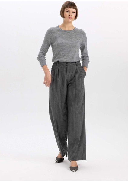 Regular Fit Bisiklet Yaka Kazak F7091AZ23WN