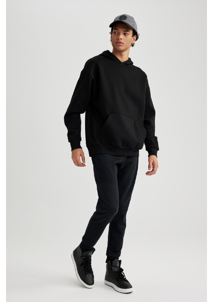 Oversize Fit Kapüşonlu Basic Sweatshirt A4331AX23AU