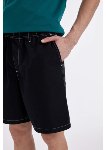 Relax Fit Paraşüt Bermuda Şort C1808AX24SM