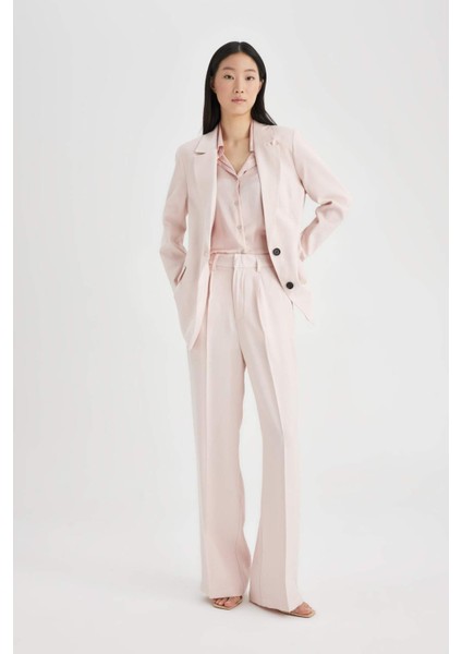 Pantolon Wide Leg Yüksek Bel Cepli Geniş Bol Paça A1138AX24SM indirimleri