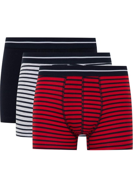 Regular Fit 3'lü Boxer A3157AX24SM