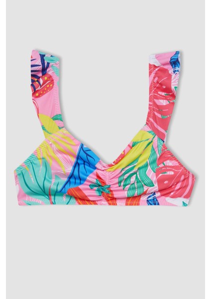 Kız Çocuk Desenli Bikini Takımı C4156A824HS