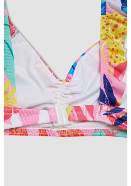 Kız Çocuk Desenli Bikini Takımı C4156A824HS