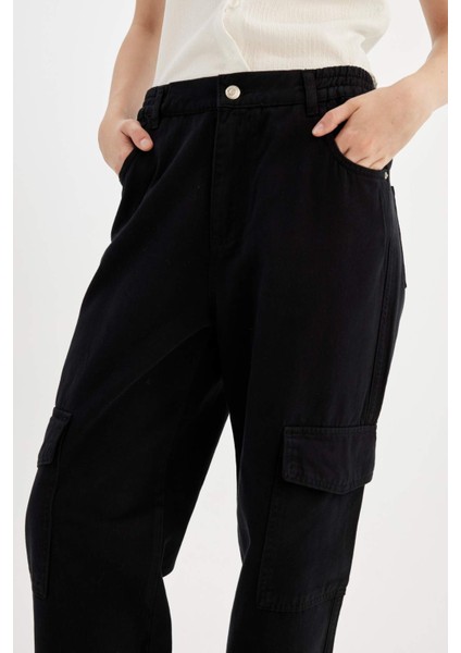 Coool Jogger Gabardin Pantolon Normal Bel Basic Düz Kargo Cepli B0454AX24AU