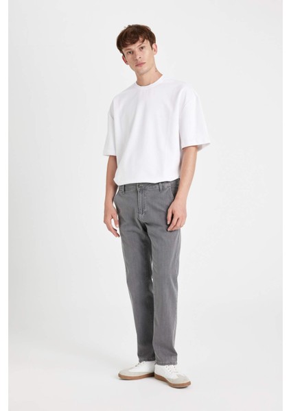 Sergio Regular Fit Normal Bel Düz Paça Jean Pantolon D2903AX24SM