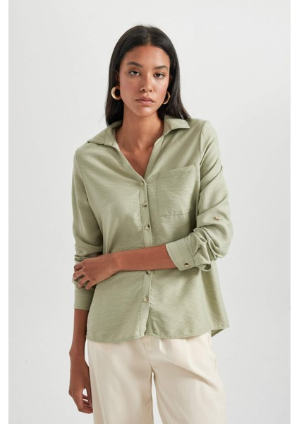 Regular Fit Uzun Kollu Gömlek M9407AZ23AU modelleri