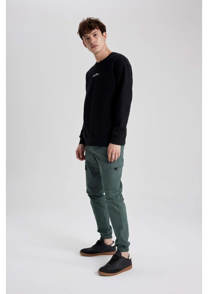 Slim Kargo Jogger Kargo Cepli Gabardin Pantolon S9874AZ23WN fiyatları