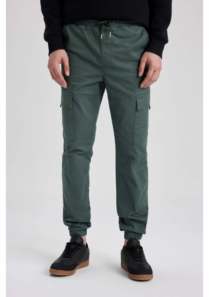 Slim Kargo Jogger Kargo Cepli Gabardin Pantolon S9874AZ23WN fırsatları