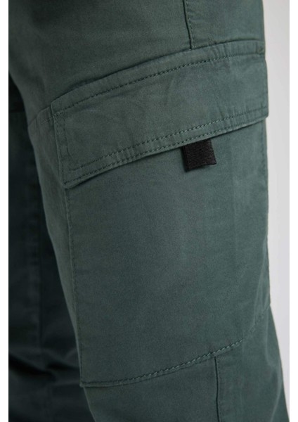 Slim Kargo Jogger Kargo Cepli Gabardin Pantolon S9874AZ23WN indirimleri