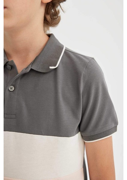 Erkek Çocuk Polo Yaka Pike Kısa Kollu Tişört indirimleri