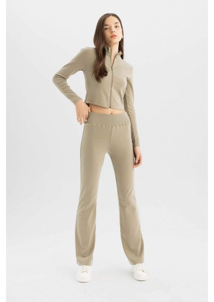 Coool Flare Fit Ribana Basic Eşofman Altı D0651AX24SP