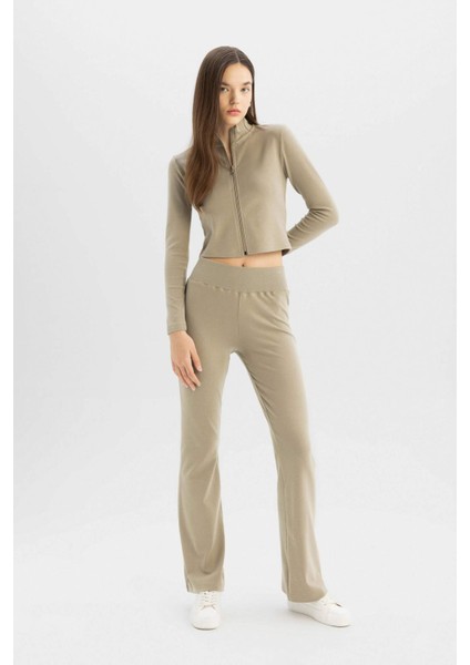 Coool Flare Fit Ribana Basic Eşofman Altı D0651AX24SP
