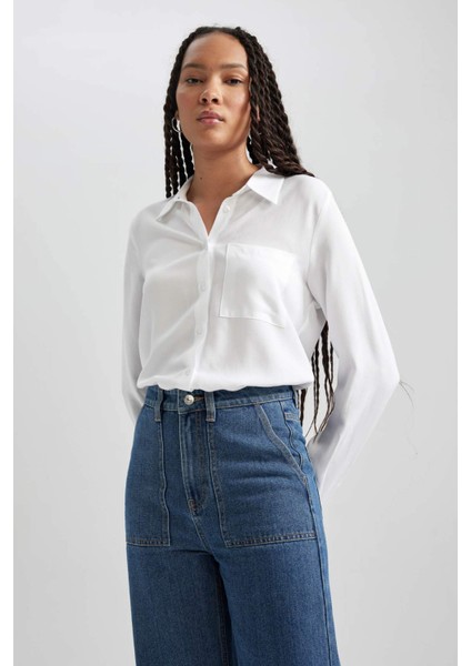Regular Fit Uzun Kollu Gömlek N2518AZ23AU
