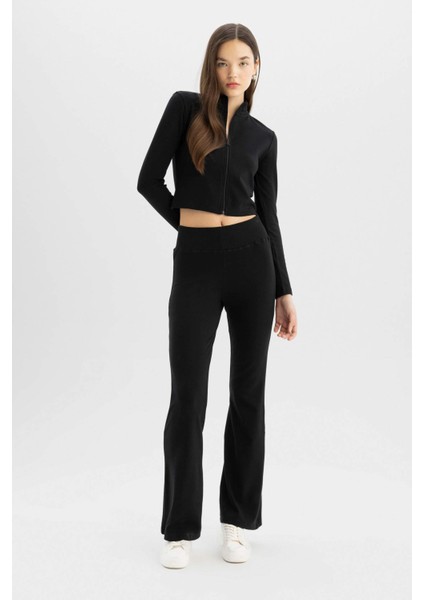 Coool Flare Fit Ribana Basic Eşofman Altı D0651AX24SP