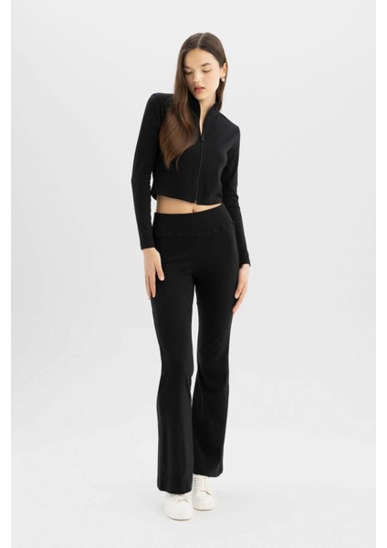 Coool Flare Fit Ribana Basic Eşofman Altı D0651AX24SP
