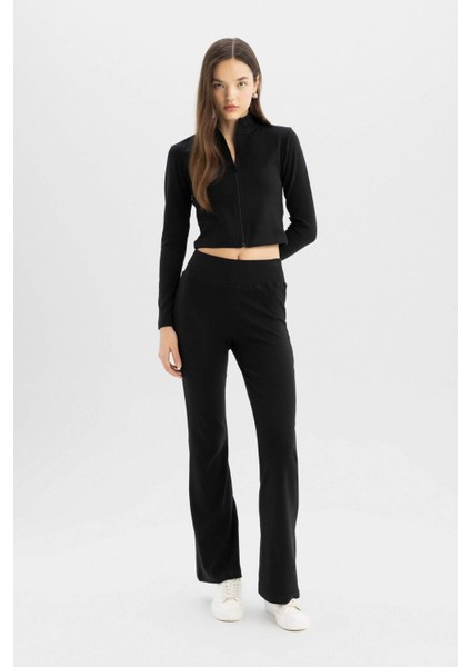 Coool Flare Fit Ribana Basic Eşofman Altı D0651AX24SP