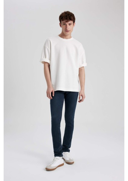 Super Skinny Fit En Dar Kalıp Normal Bel Ekstra Dar Paça Jean Pantolon C0567AX23AU