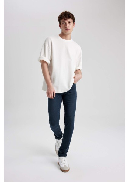 Super Skinny Fit En Dar Kalıp Normal Bel Ekstra Dar Paça Jean Pantolon C0567AX23AU