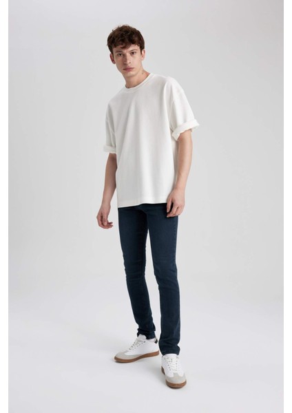 Super Skinny Fit En Dar Kalıp Normal Bel Ekstra Dar Paça Jean Pantolon C0567AX23AU