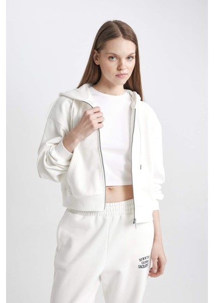 Coool Standart Fit Kapüşonlu Fermuarlı Sweatshirt Z7069AZ24SP modelleri