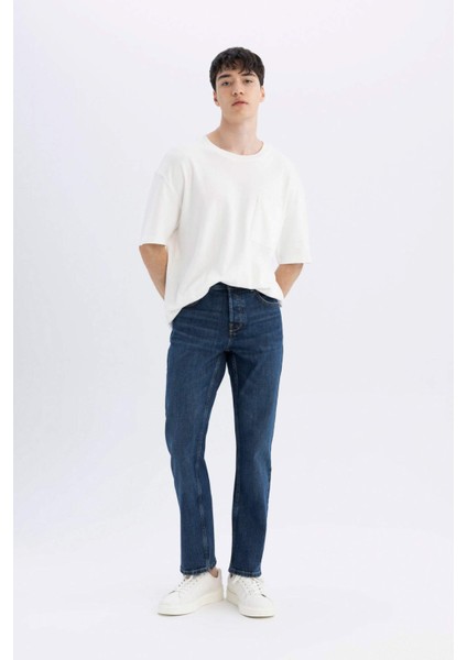 Sergio Regular Fit Normal Kalıp Normal Bel Boru Paça Jean Pantolon Y9632AZ24SM