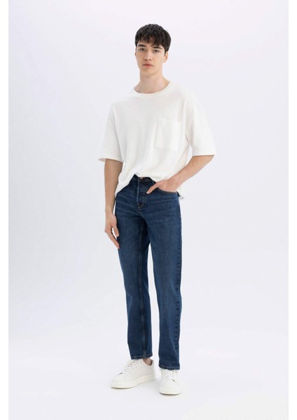 Sergio Regular Fit Normal Kalıp Normal Bel Boru Paça Jean Pantolon Y9632AZ24SM