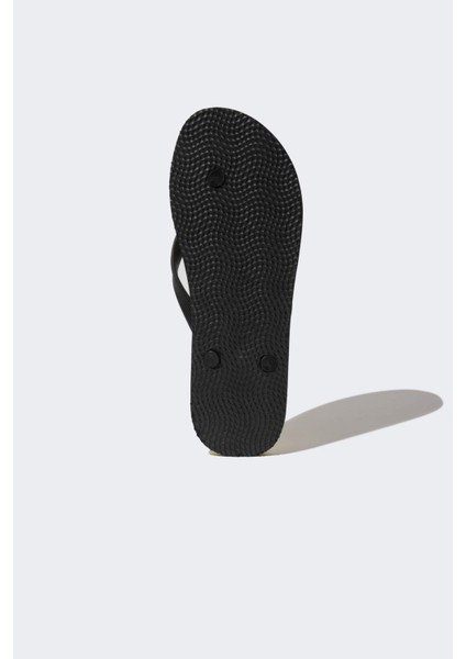 Erkek Düz Taban Slip On Suni Deri Parmak Arası Terlik C9148AX24HS