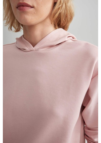 Fit Standart Fit Kapüşonlu Skuba Dalgıç Sporcu Basic Sweatshirt A5626AX23AU