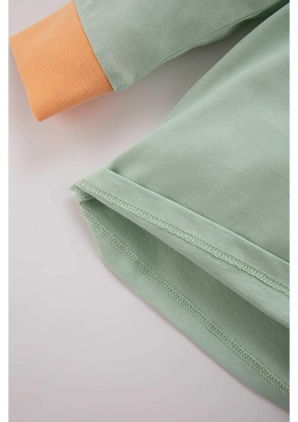 Kız Bebek Slogan Baskılı Uzun Kollu Penye 4'lü Peny ePijama B0781A523AU indirimleri