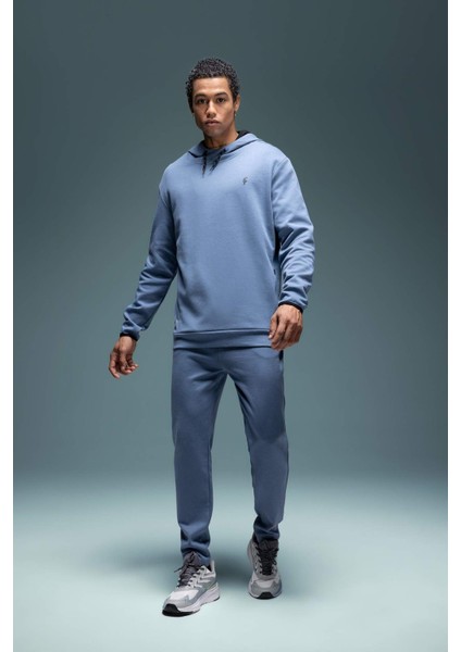 Fit Jogger Eşofman Altı Slim Fit Dar Kesim Beli Lastikli Cepli Düz Paça S3309AZ24SP