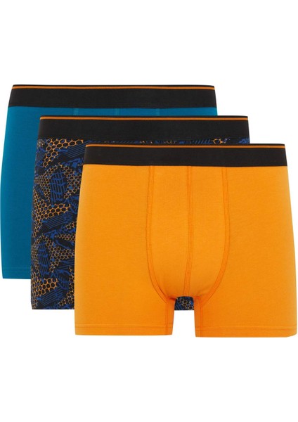 Regular Fit 3'lü Boxer B0581AX23AU