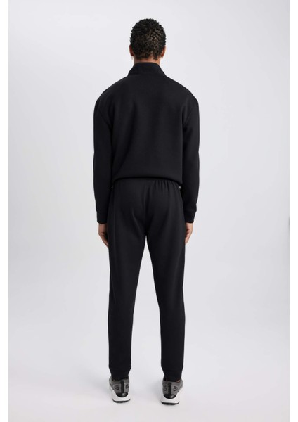 Fit Sporcu Jogger Eşofman Altı Slim Fit Dar Kesim Skuba Dalgıç Kumaş Standart Paça C0485AX23WN