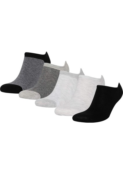 Erkek 5'li Pamuklu Sneaker Çorap C0108AXNS