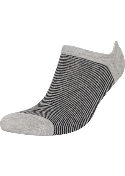 Erkek 5'li Pamuklu Sneaker Çorap C0108AXNS