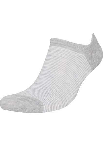 Erkek 5'li Pamuklu Sneaker Çorap C0108AXNS
