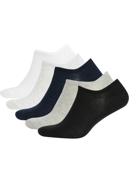 Erkek Görünmez 5'li Pamuklu Sneaker Çorap Z7243AZNS